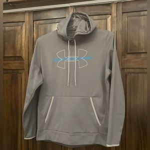 Under Armor Gray Hoodie - L - Excellent Condition